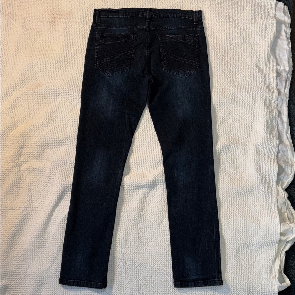 Paper Denim & Cloth Dark Indigo Wash Jeans, Stretch, Straight Leg, 32 x 30, NWOT - Picture 10 of 15